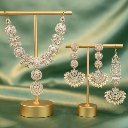 Kundan Pearl Bridal Jewellery Set